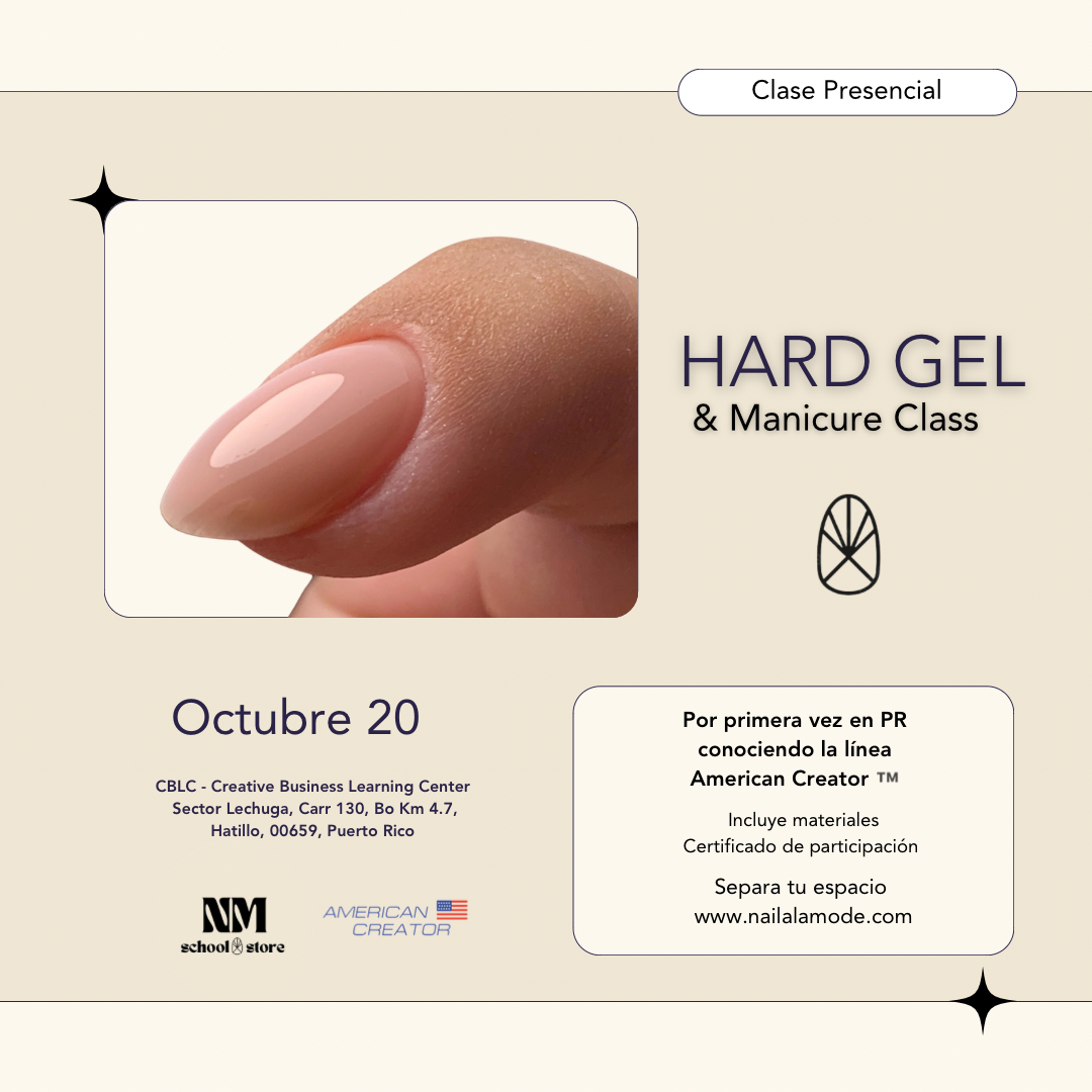 Hard gel & manicure class