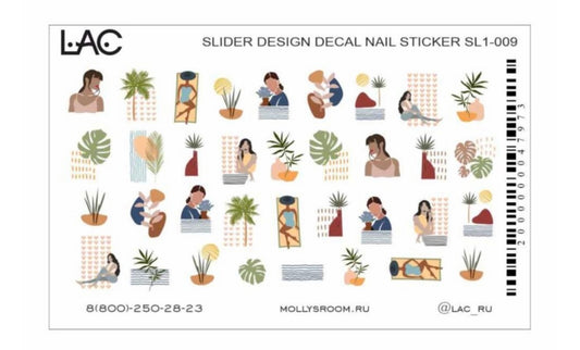 Boho Style Nail Sticker (j)