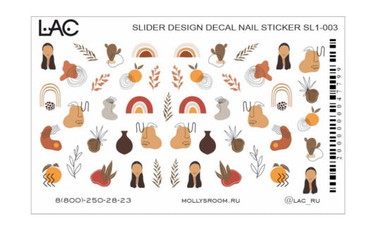 Boho Style Nail Sticker (K)