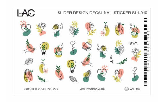Boho Style Nail Sticker (D)