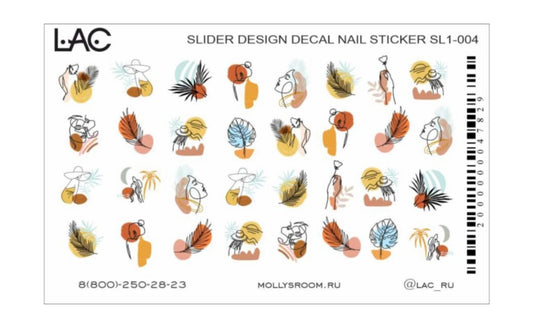 Boho Style Nail Sticker (A)